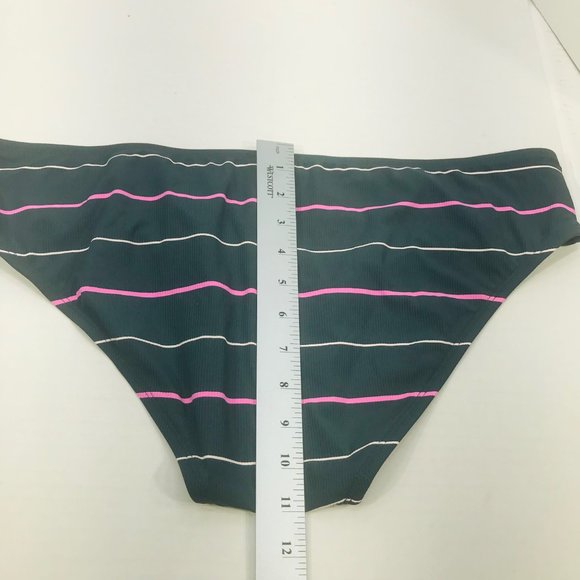 Kona Sol Women's Sz XL 16-18 Medium Coverage Textured Hipster Bikini Swim Bottom - Picture 9 of 9